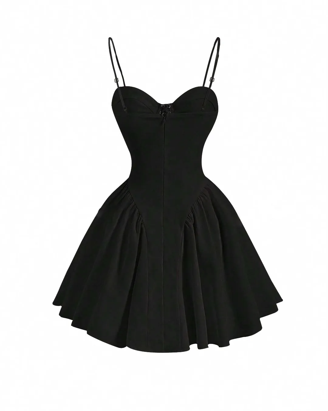 Lace Up Front Cami Dress Corset Dress - Image 2