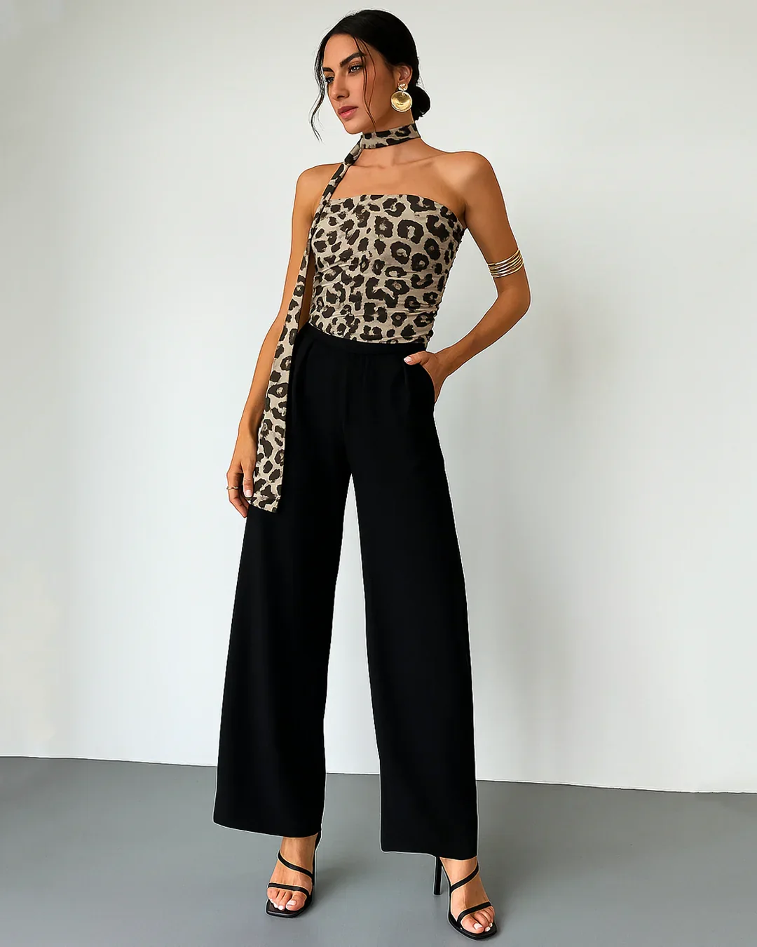 Leopard Print Tube Top - Image 2