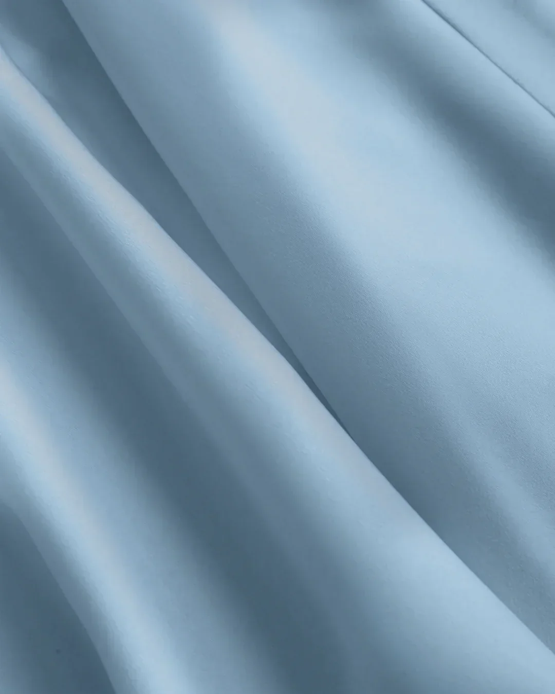 Light Blue Ruffle Strap Fishtail Midi Dress - Image 4