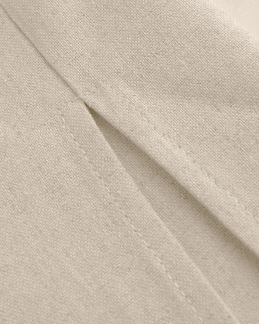 Linen-blend Mid Rise Solid Midi Skirt Without Belt In Apricot - Image 3