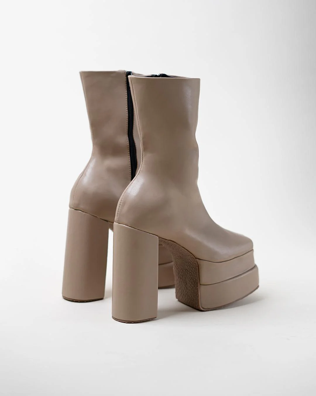 Littlebox Aevitas Platform Boots Mocha - Image 5