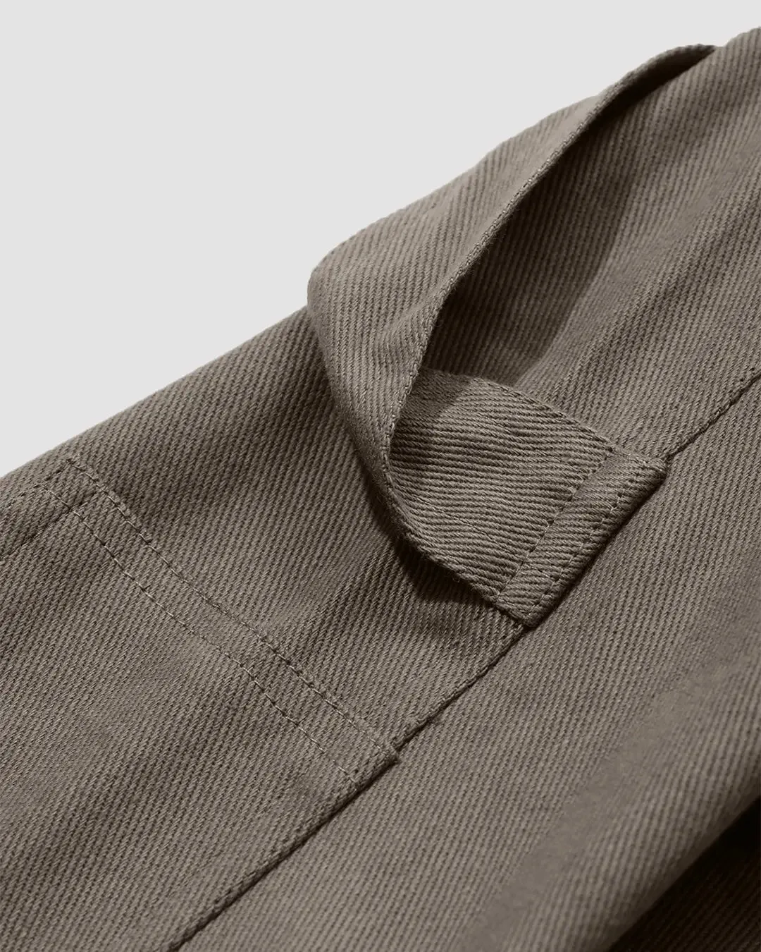 Loose Fit Pocket Straight Leg Cargo Pants In Grey - Image 4