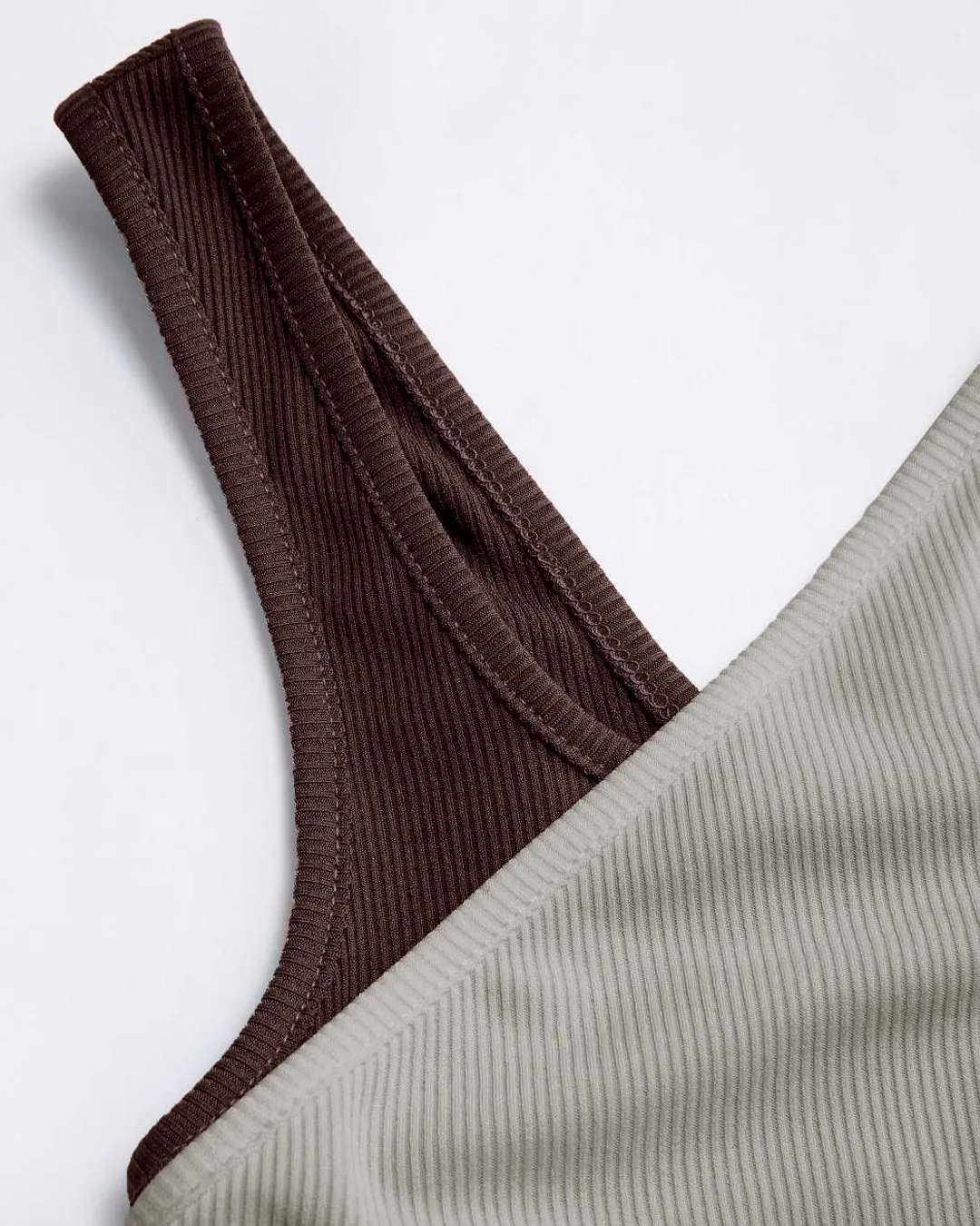 Loungewear Basics Summer Matching Set In Brown - Image 2