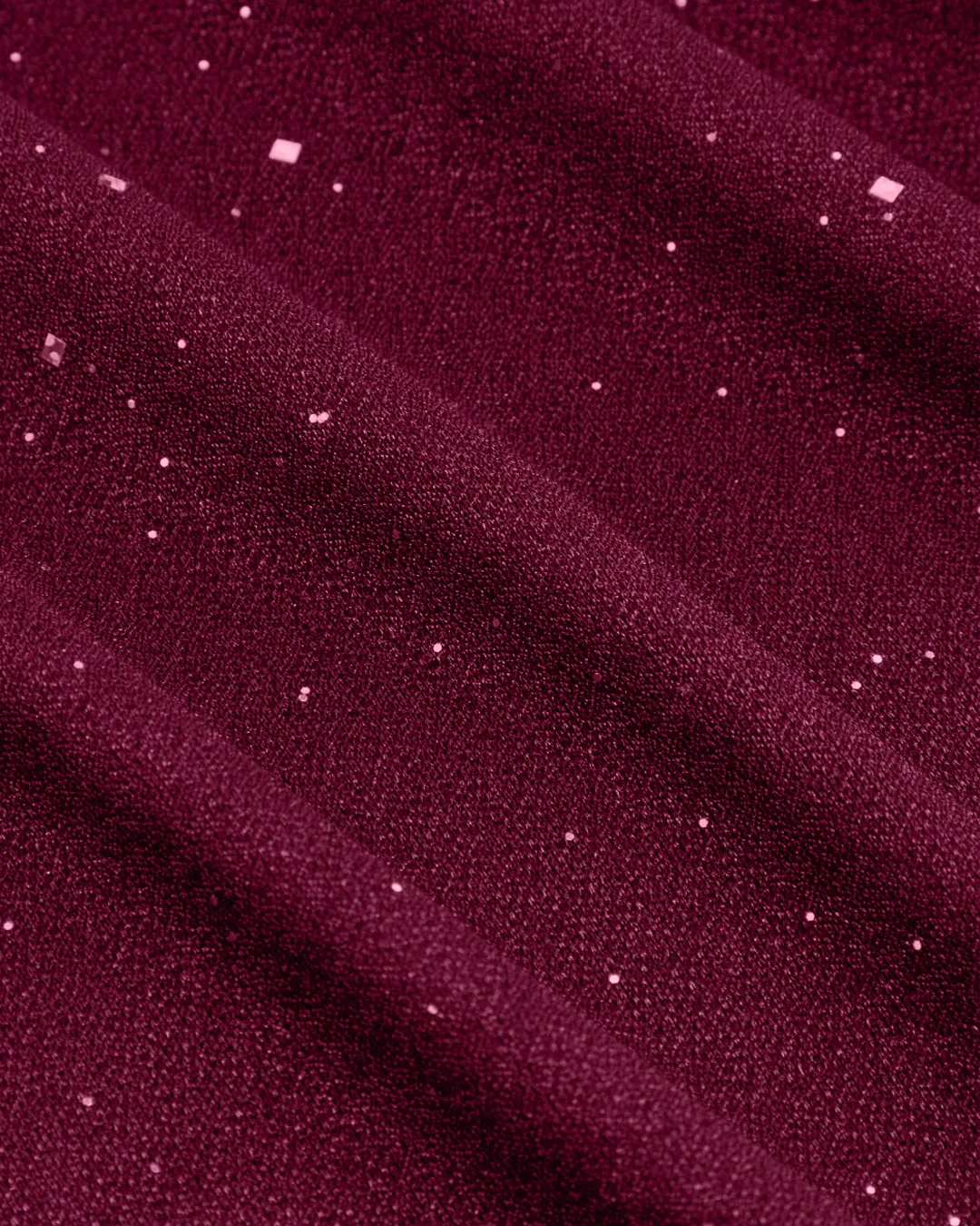 Square Neck Bodycon Midi Dress in Maroon - Image 4