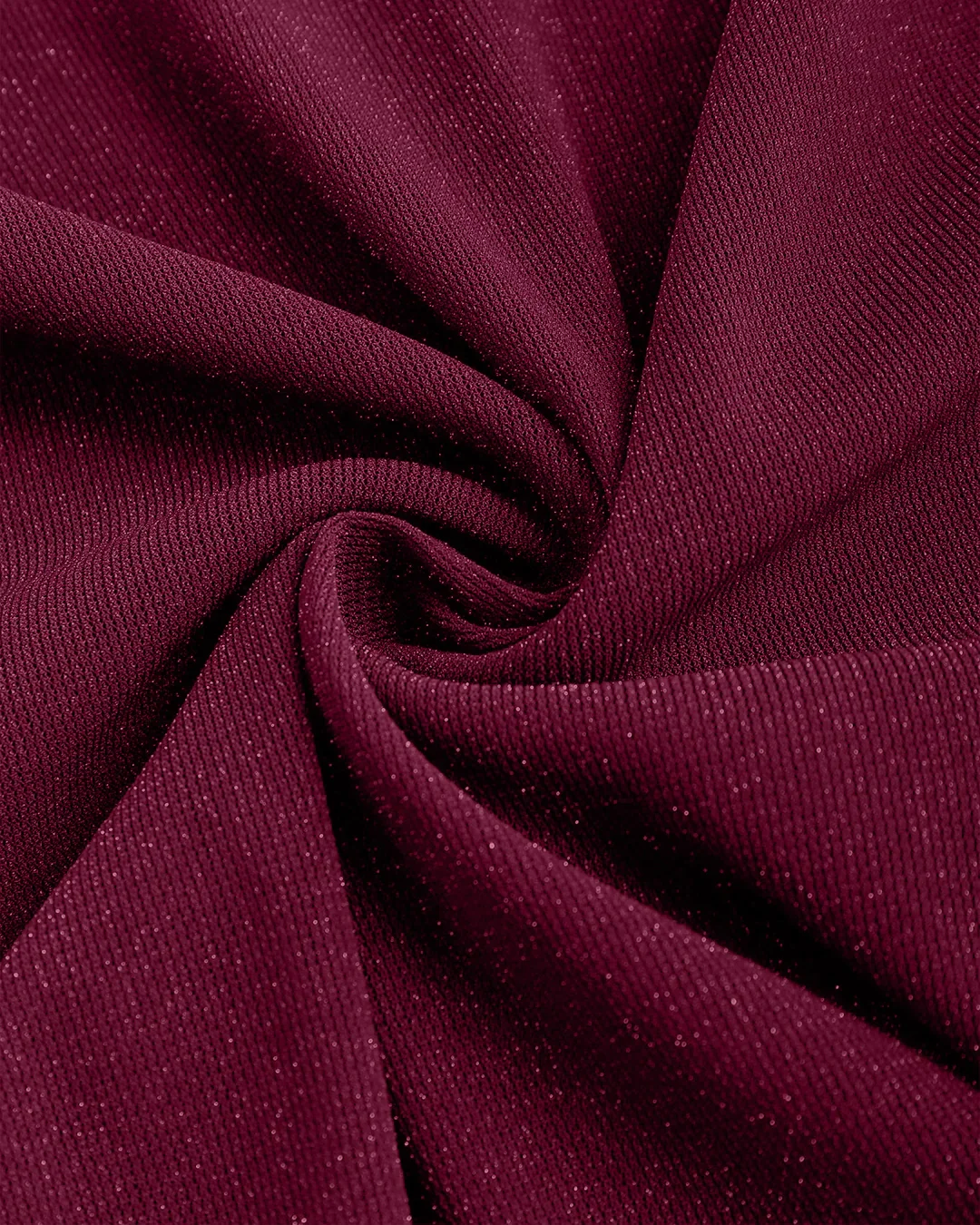 Maroon Ruched Side Asymmetric Hem Tank Top - Image 3