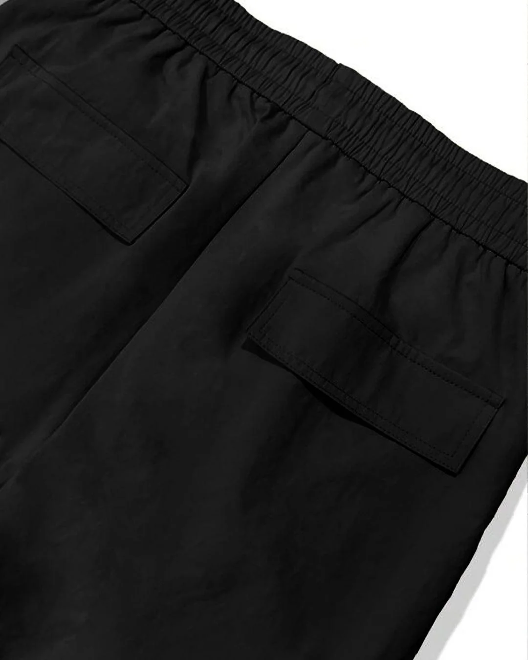 Men Fashion Multi Pocket Casual Breathable Baggy Cargo Pants In Black - Image 3