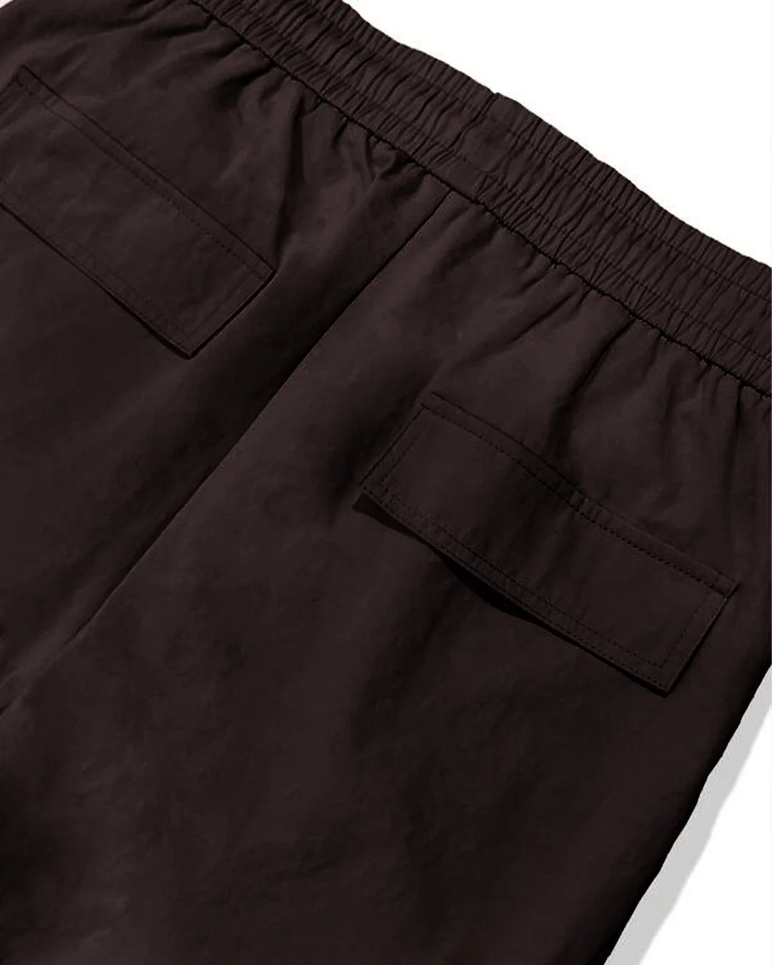 Men Fashion Multi Pocket Casual Breathable Baggy Cargo Pants In Dark Brown - Image 3