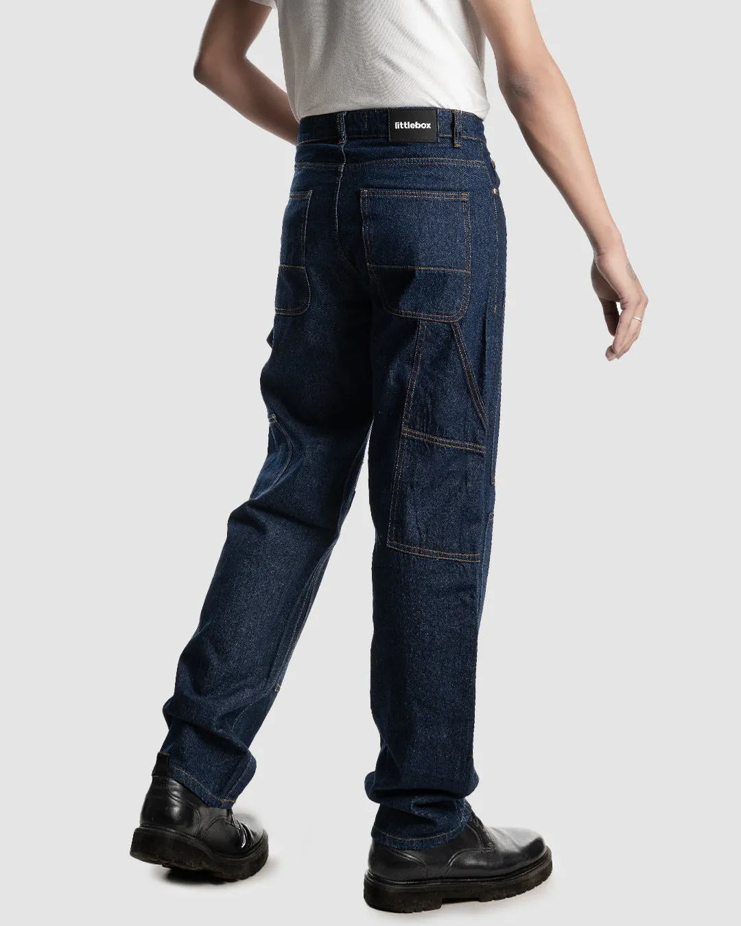 Men Smart Slim Fit Mid Rise Clean Look Jeans - Image 3