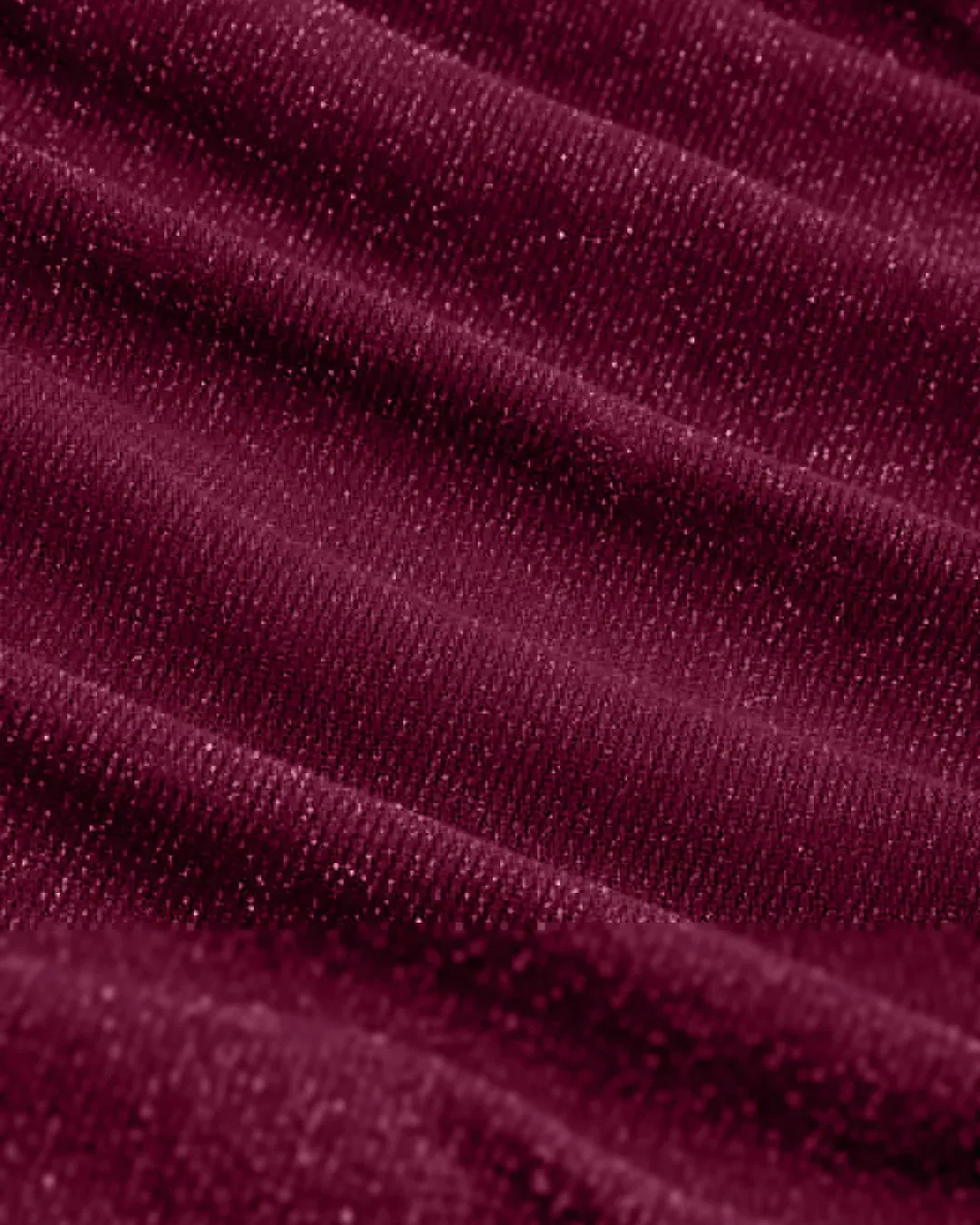 Mesh Halter Neckline Glitter Ruched Maxi Dress in Maroon - Image 4