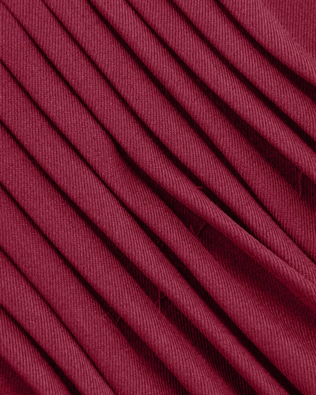 Mid Rise Pleated Wide Leg Trousers Redberry - Image 5
