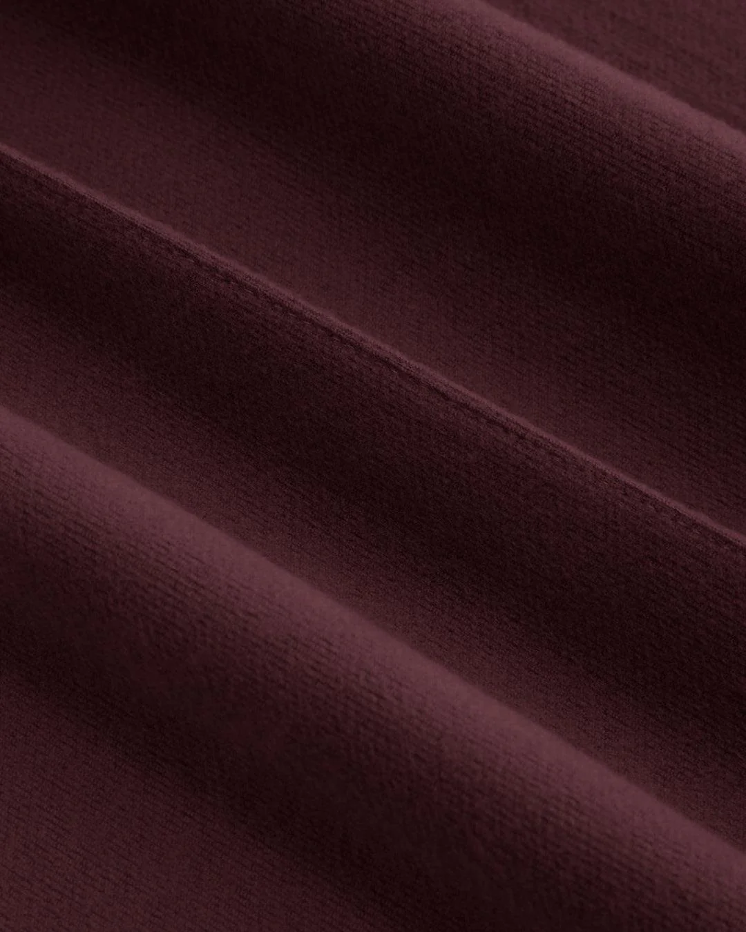 Mid Rise Solid Wide Leg Trousers In Wine - Image 3