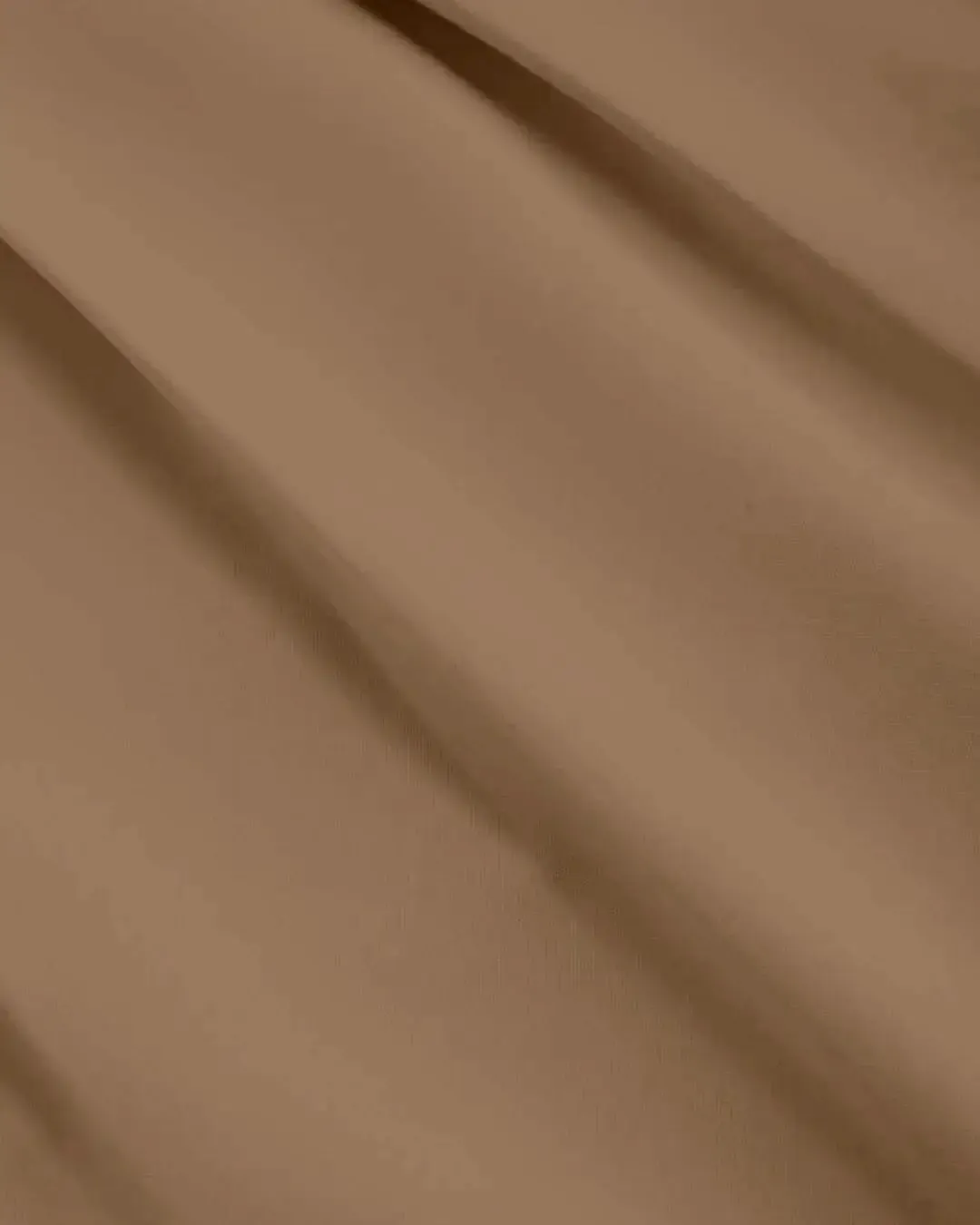 Mid-Rise Woven Wide-Leg Pleated Trousers in Mud Without Belt - Image 5