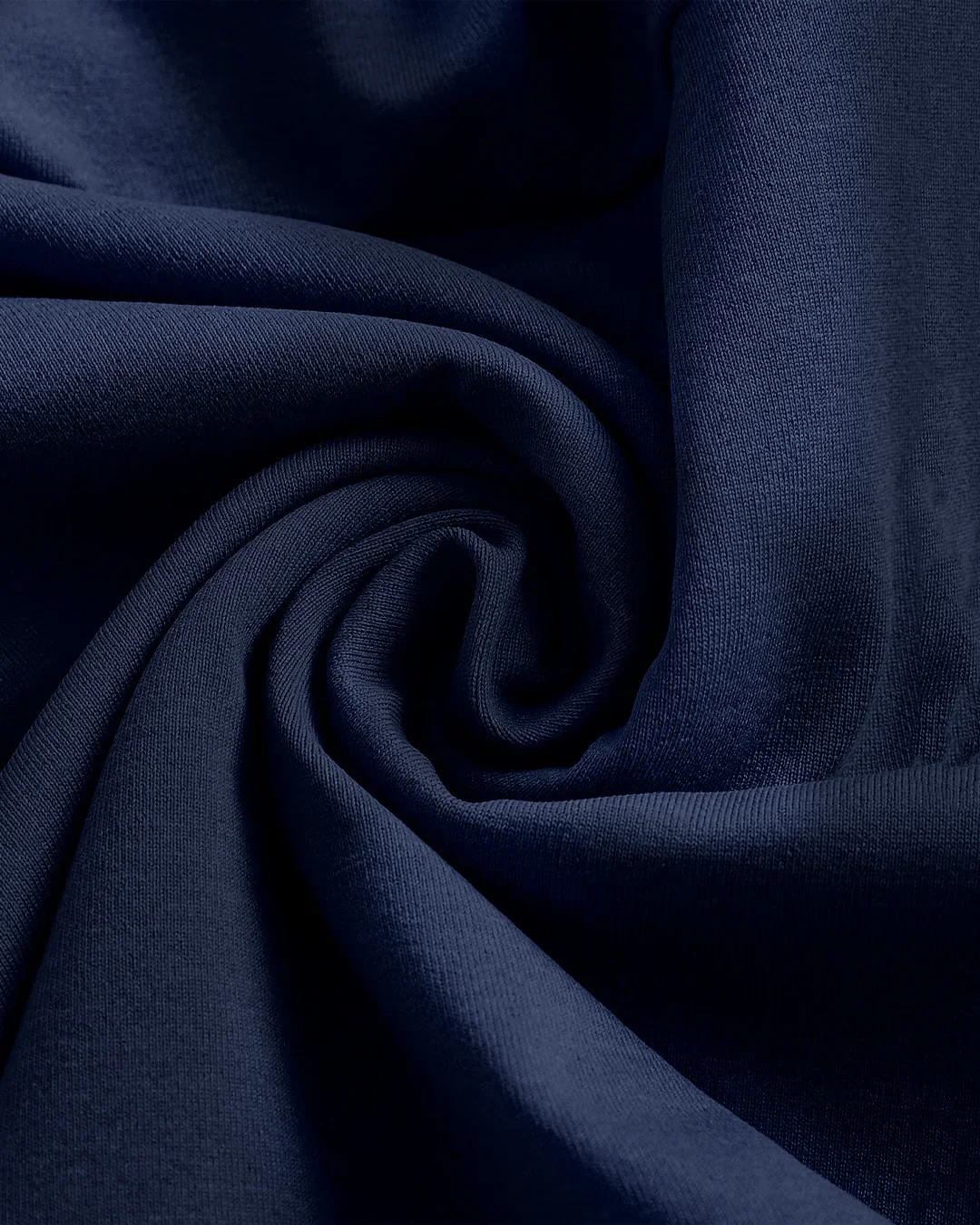 Skater Dress with Halter Neck and Ruffle Hem in Navy Blue - Image 4
