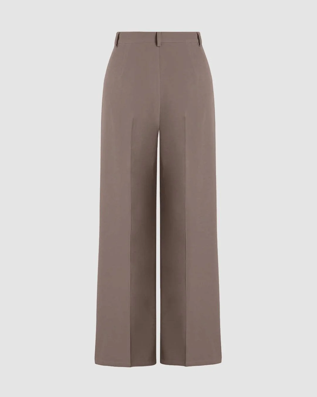 New Nostalgia Pleated Wide Leg Tailored Pants In Cappucino - Image 2
