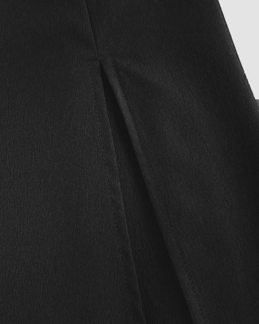 Off-Shoulder Puff Sleeve Solid Color Cinched Maxi Dress In Black - Image 4