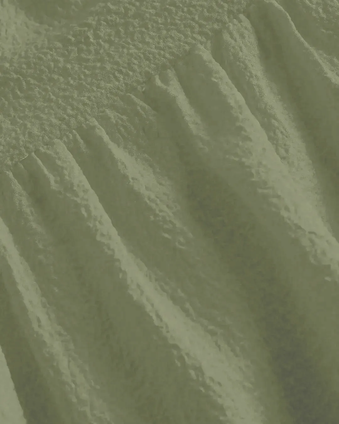 Off-Shoulder Ruffled Midi Dress with Puffed Sleeves In Herbal Green - Image 3