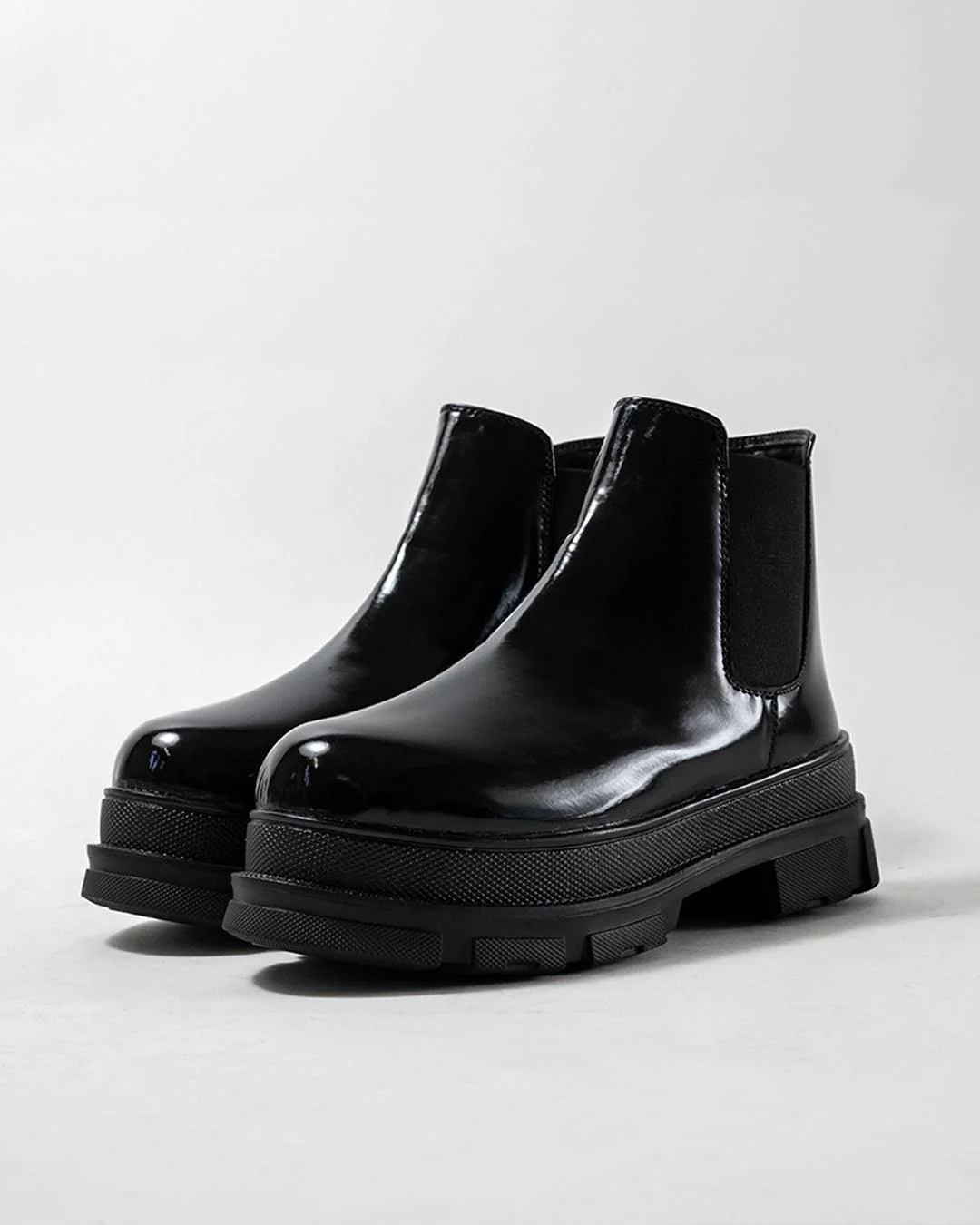 Back To School Aesthetics Black  Boots - Image 4