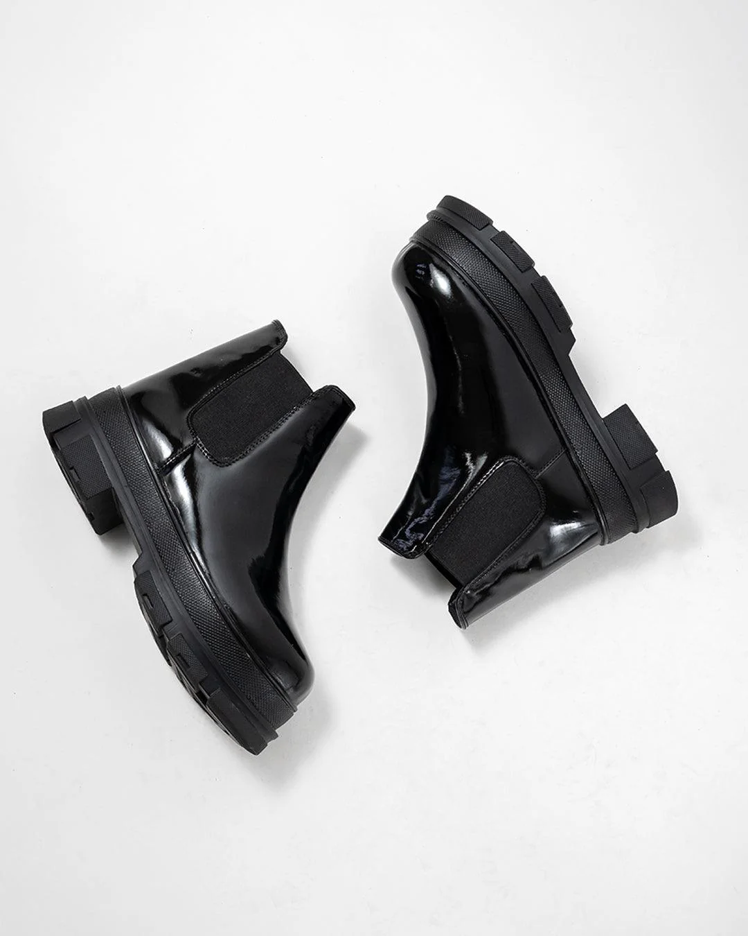 Back To School Aesthetics Black  Boots - Image 5