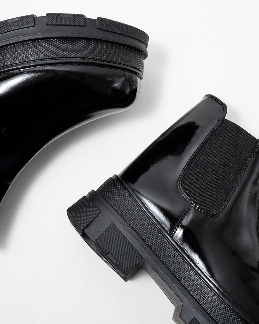 Back To School Aesthetics Black  Boots - Image 8