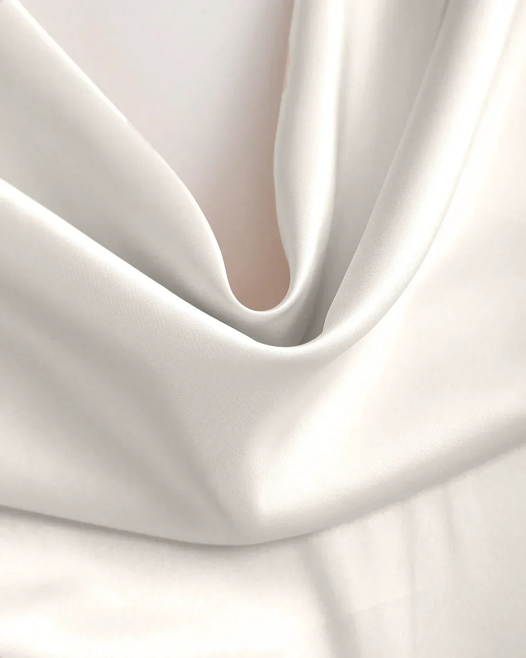 Party Halter Neck Draped Slim Fit Satin Top in White - Image 3