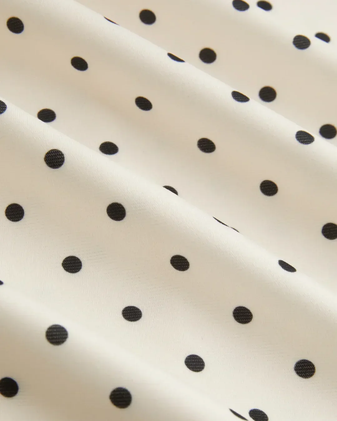 Polka Dot Boat Neck Tie Side Split Midi Dress - Image 4