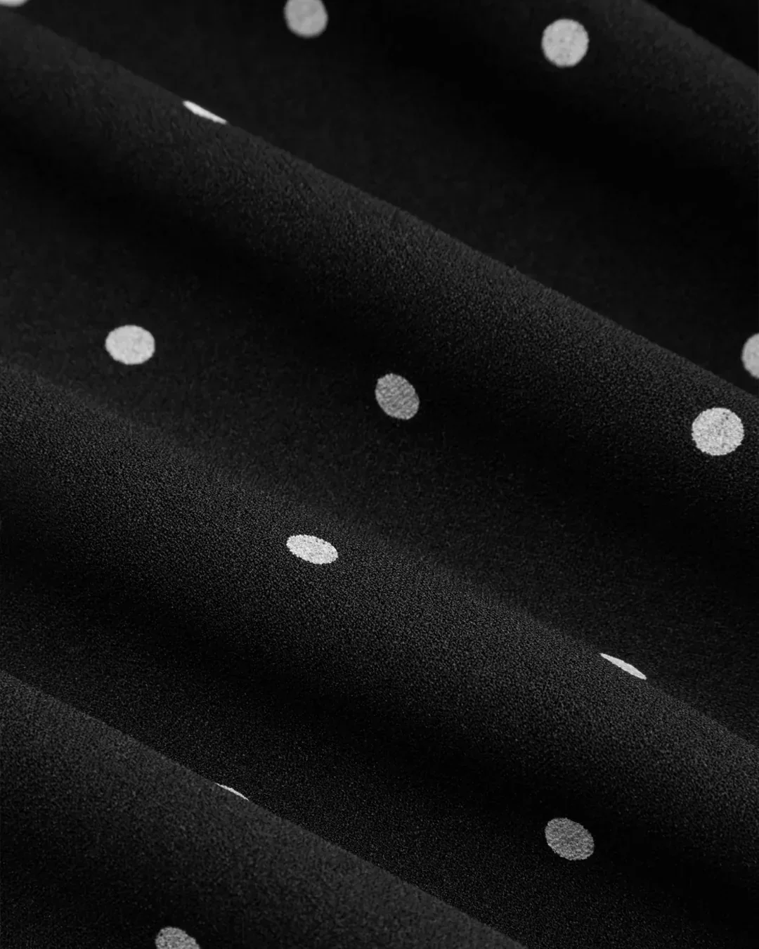 Polka Dot Halter Neckline Knotted Flared Midi Dress - Image 4