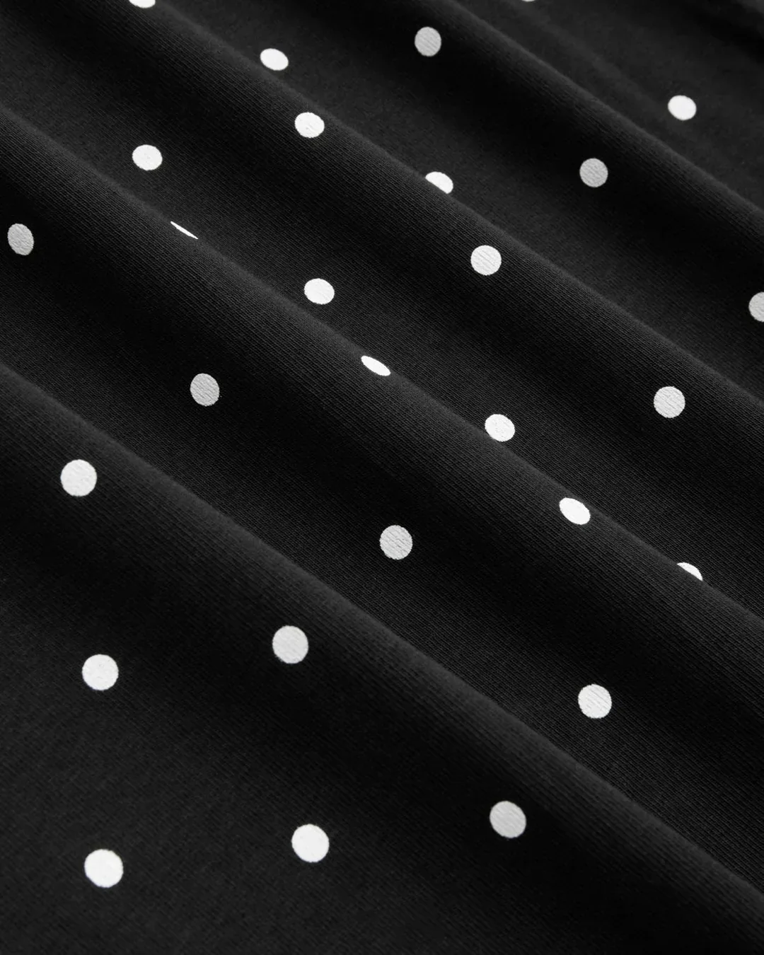 Polka Dot Square-neckline Lace Patched Mini Dress - Image 4
