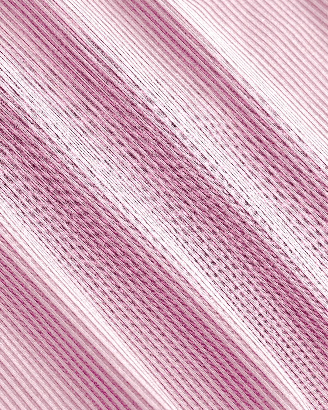 Rib Strapless Solid Pink Tube Top - Image 3
