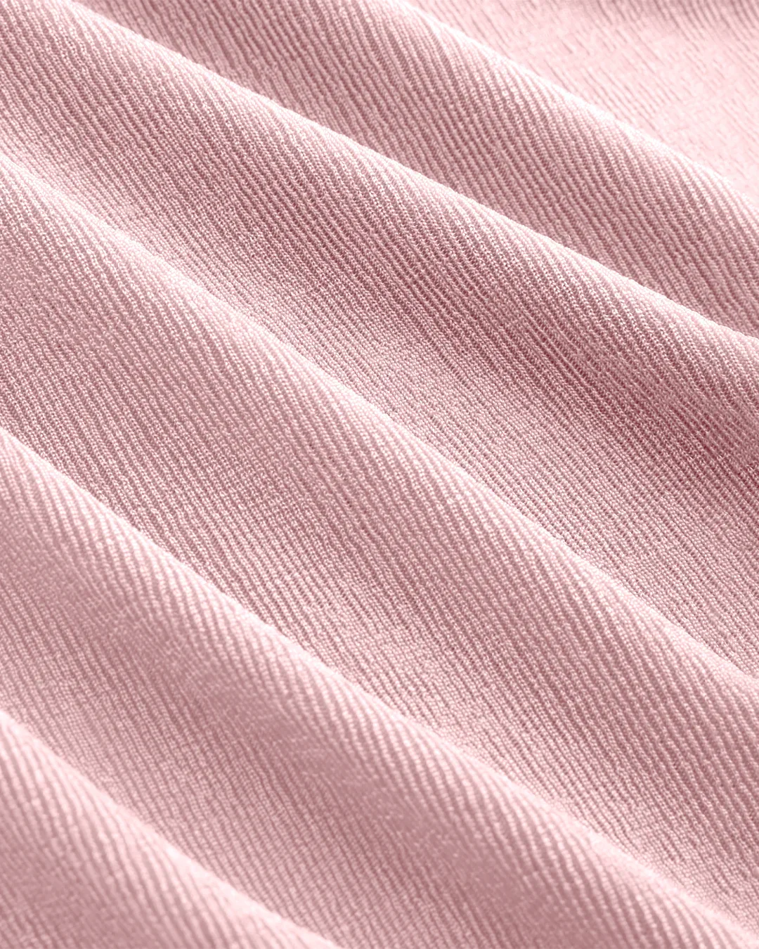 Ruched Front Collared Short Sleeve Top in Dusty Pink - Image 3