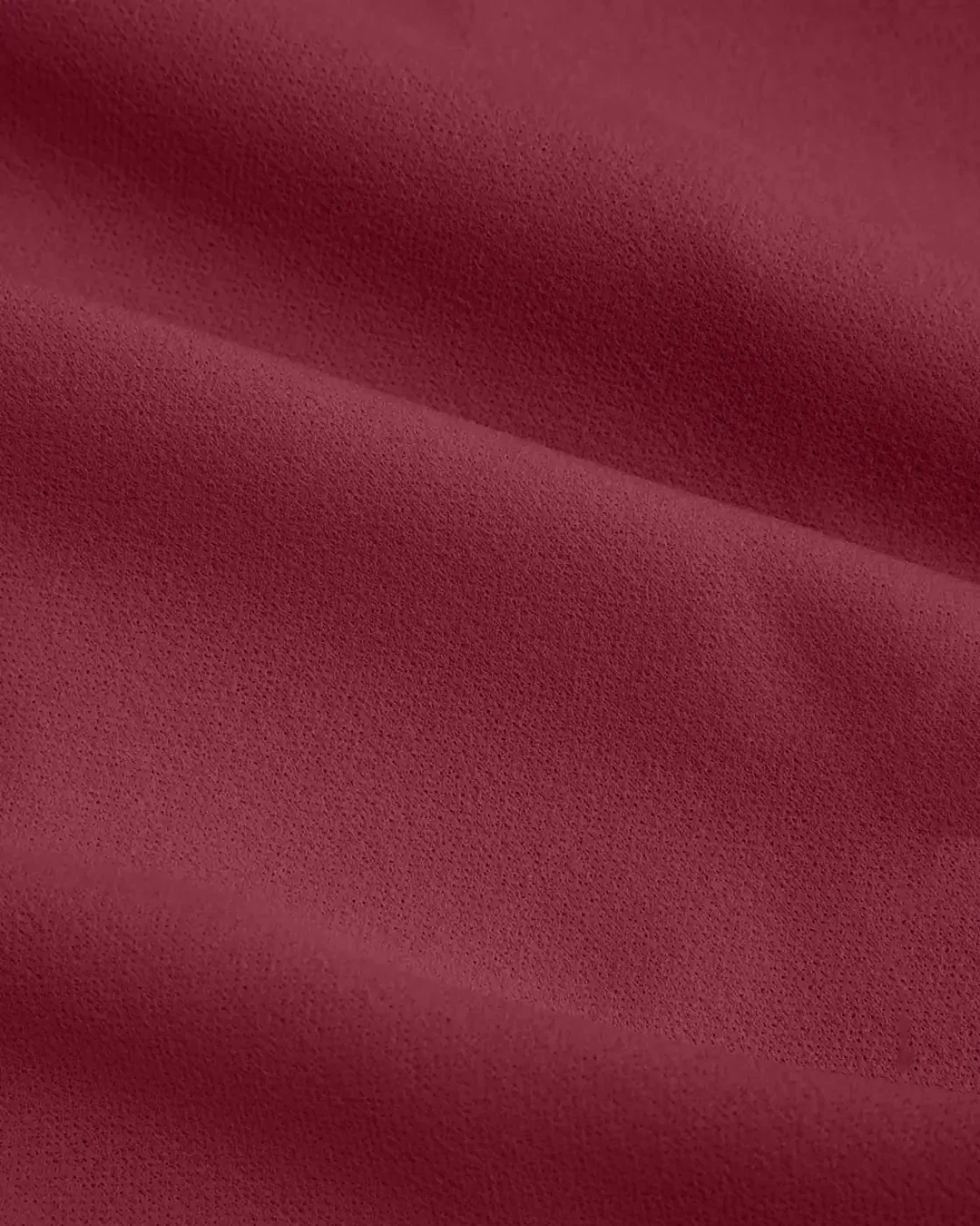Ruched Side Tie A-Line Midi Dress in Burgundy - Image 3