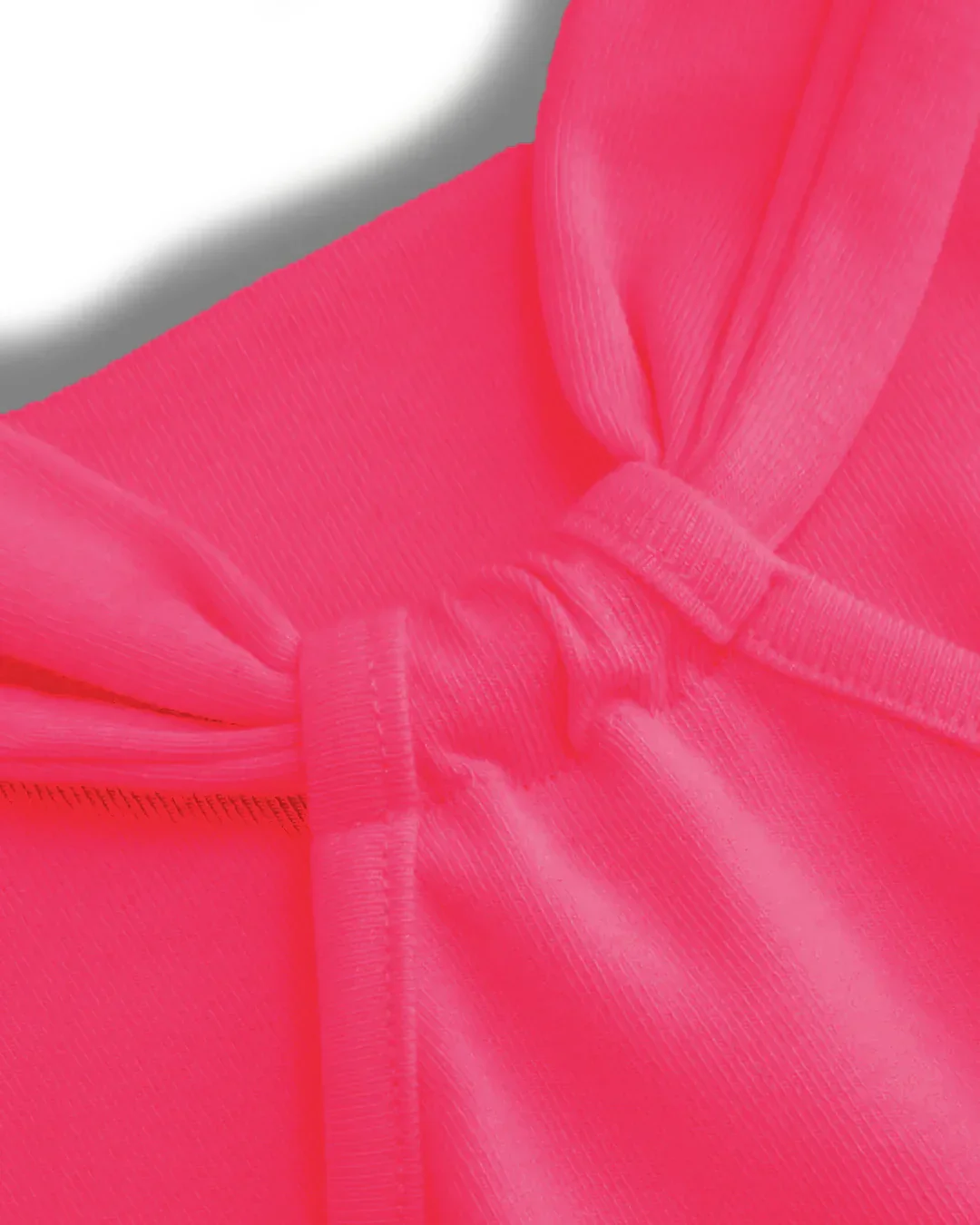 Ruched Strap Sweetheart Neck Top in Hot Pink - Image 3