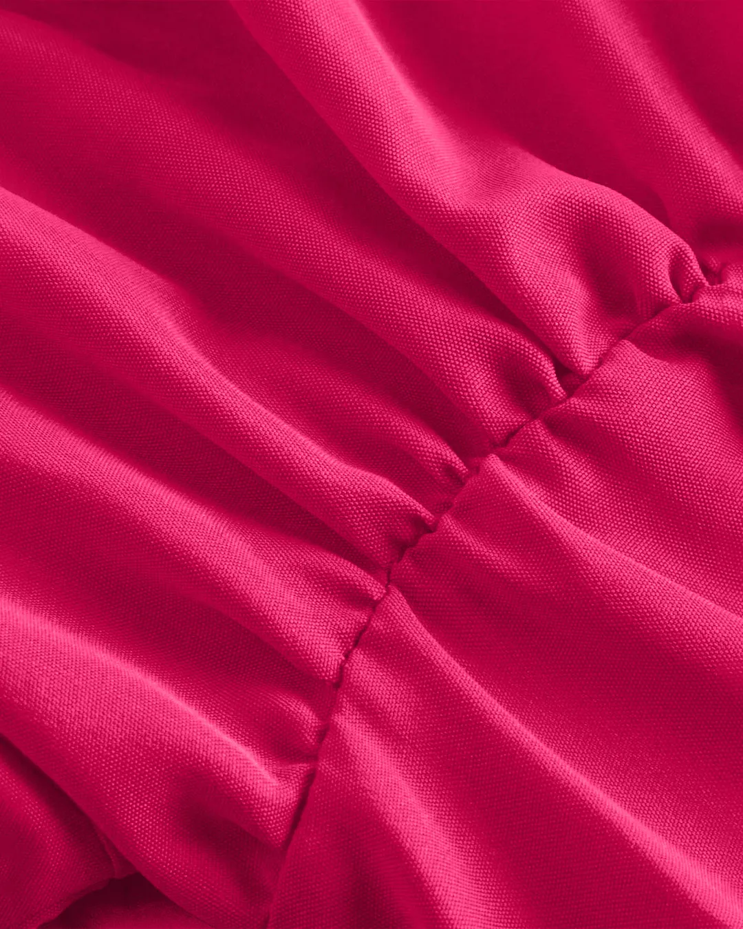 Ruffled High Neck Corset-Style Lantern Sleeve Blouse in Pink - Image 3