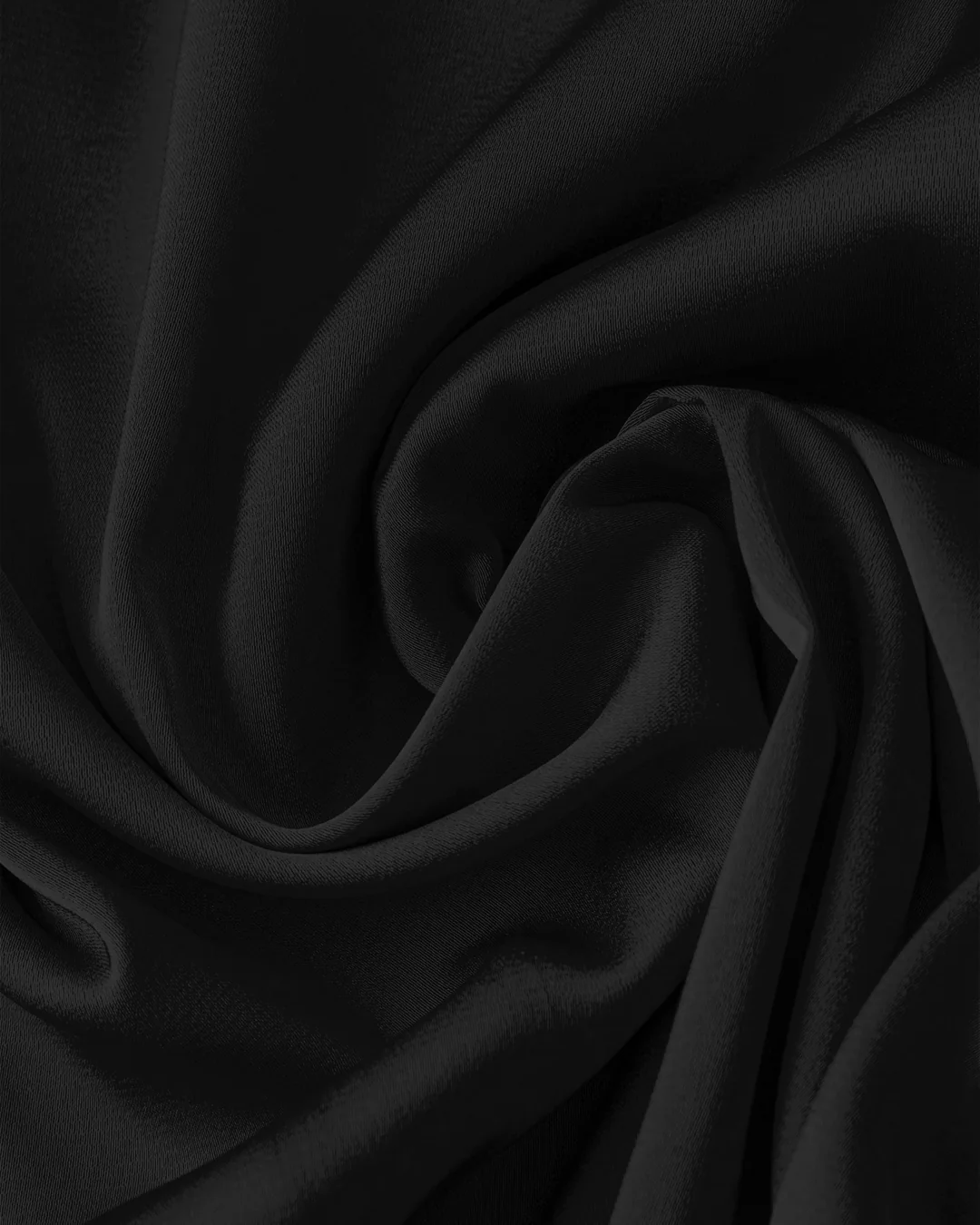 Satin Spaghetti Strap Bowknot Dress Curve & Plus in Black - Image 3