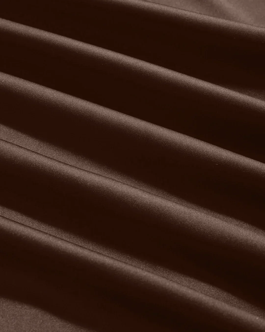 Satin V-neck Backless and Bowknot Mermaid Maxi Dress in Brown - Image 4