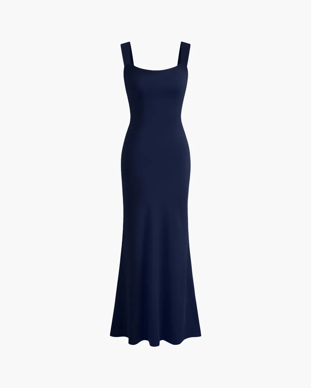 Scoop Neck Backless Bodycon Dress in Navy Blue - Image 3