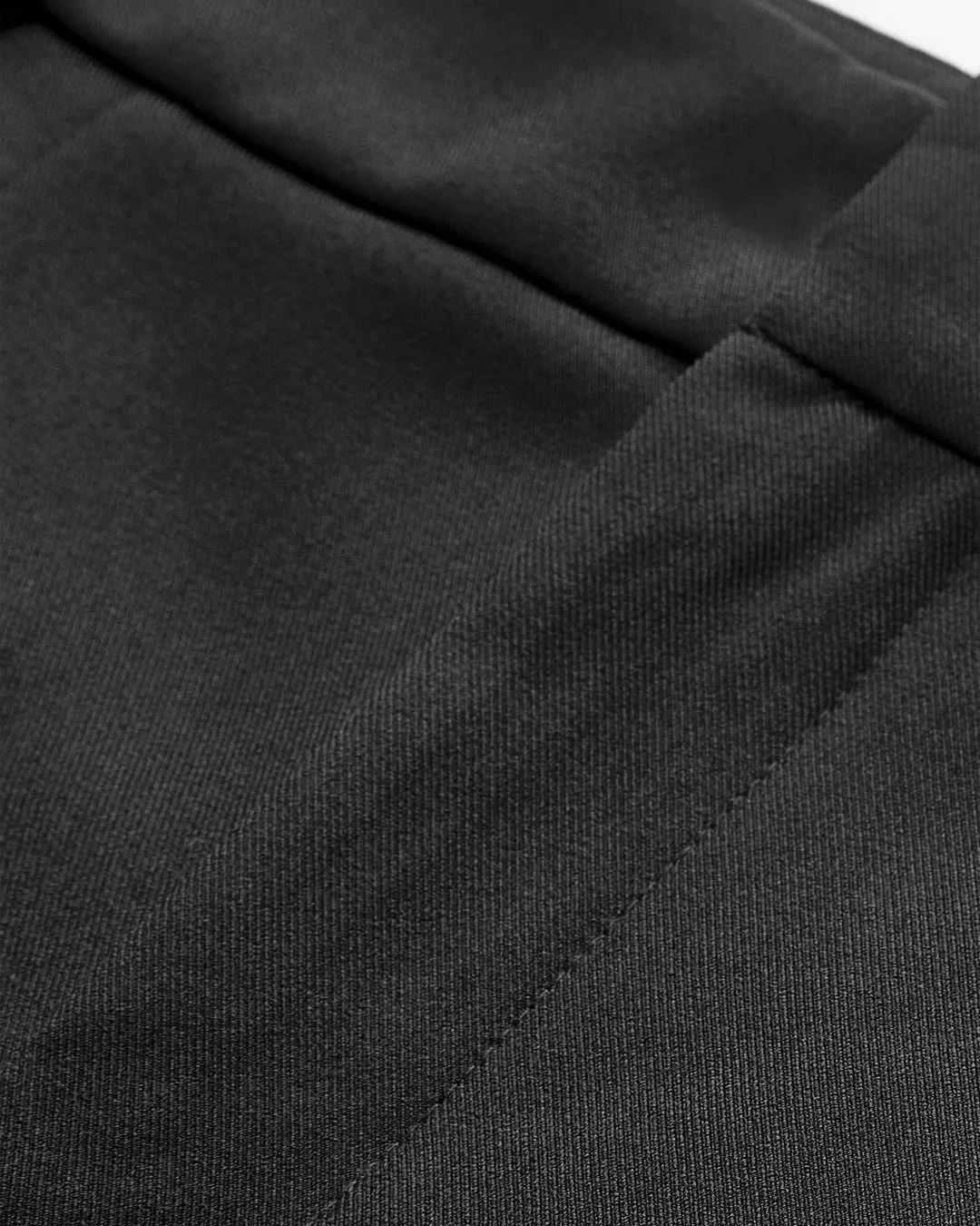 Semi-Sheer Mid-Waist Shorts in Black - Image 4