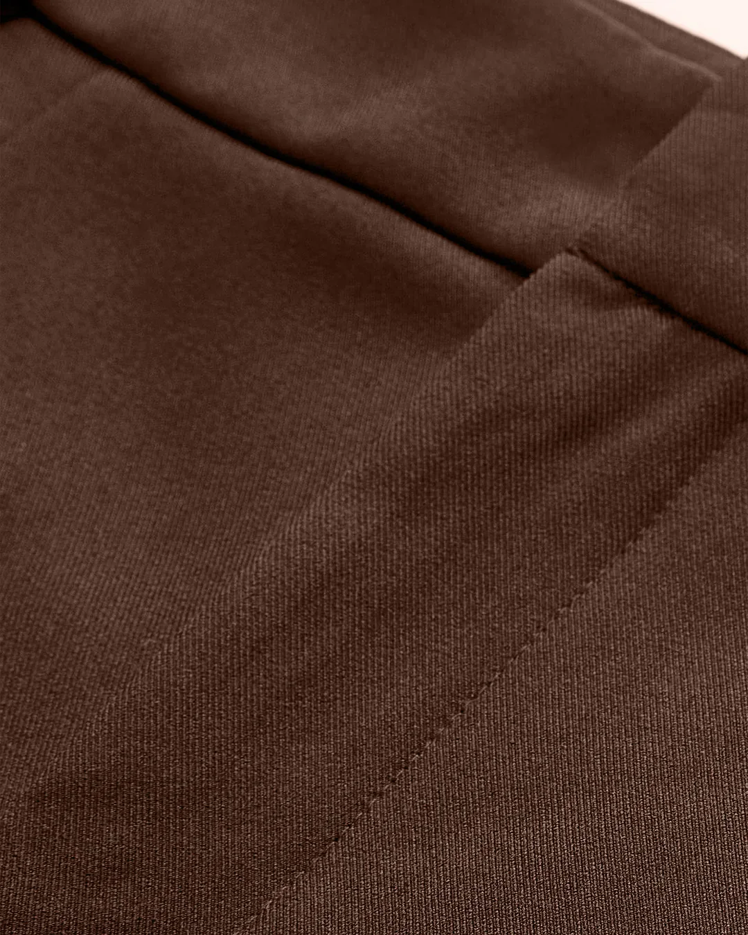 Semi-Sheer Mid-Waist Shorts in Rust - Image 4