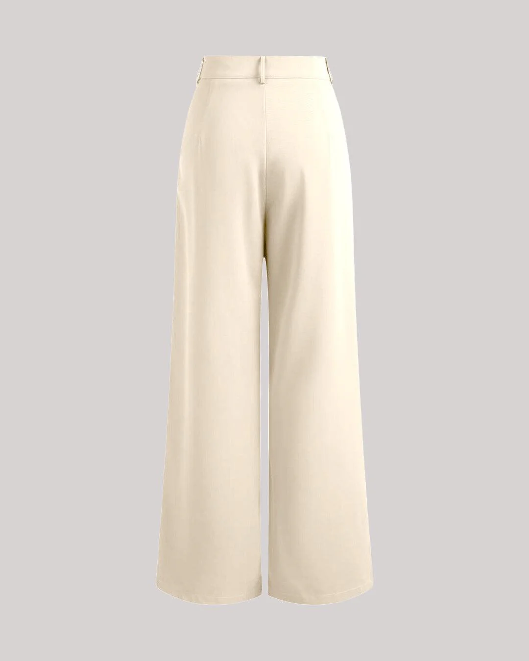 Set Of Two Cropped Top With Korean Style Baggy Trouser In Offwhite - Image 6