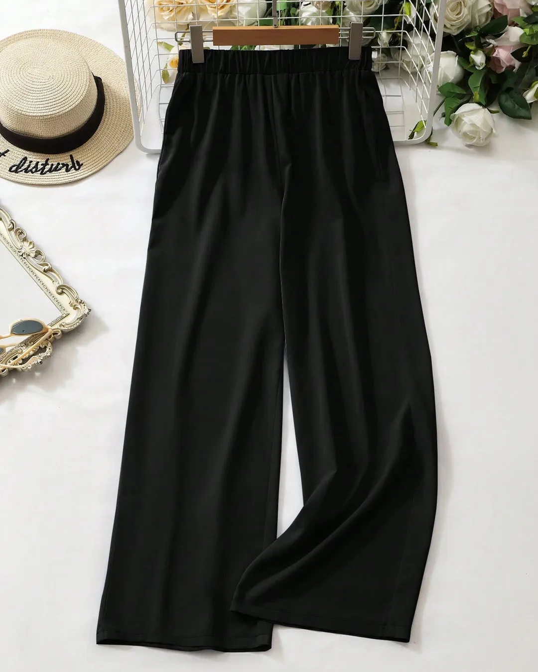 Sleeveless Black Vest & Trouser Co-Ord - Image 4