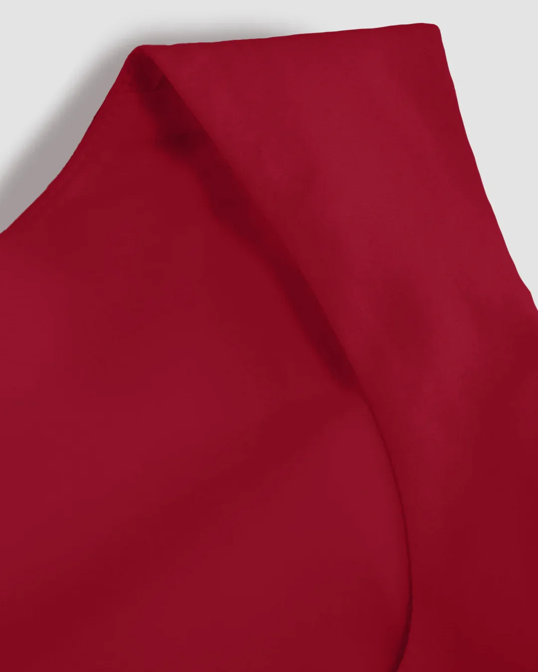 Sleeveless Square Neck A-Line Midi Dress in Cherry - Image 3