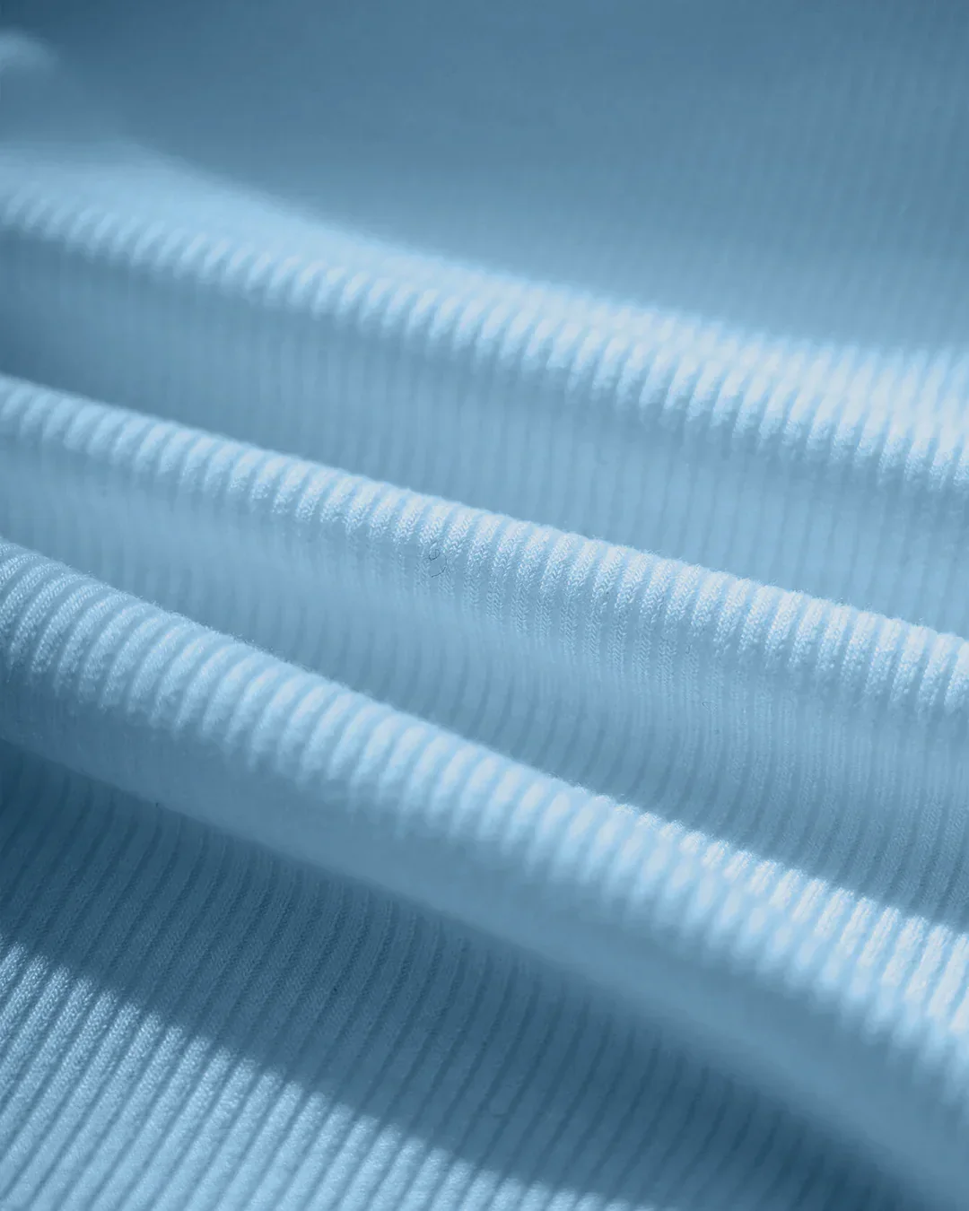 Sleeveless Square Neck Fitted Top in Powder Blue - Image 3