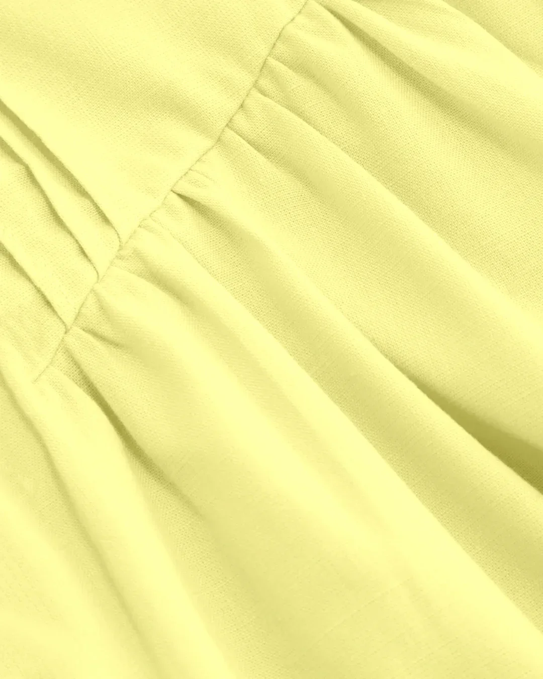 Sleeveless Tie Strap Midi Dress in Yellow - Image 4