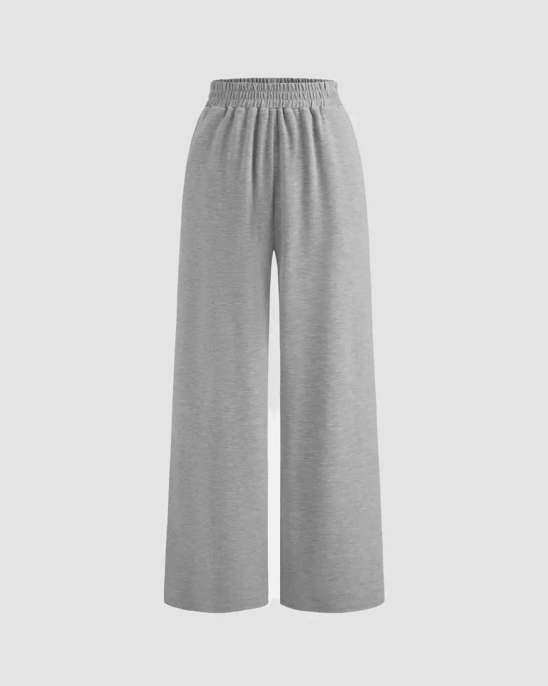 Solid Button Sleeveless Top With Solid Wide Leg Trousers - Image 6