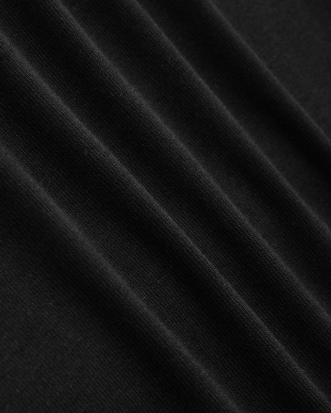 Stretch Full Sleeve Cropped Shrug in Black - Image 4