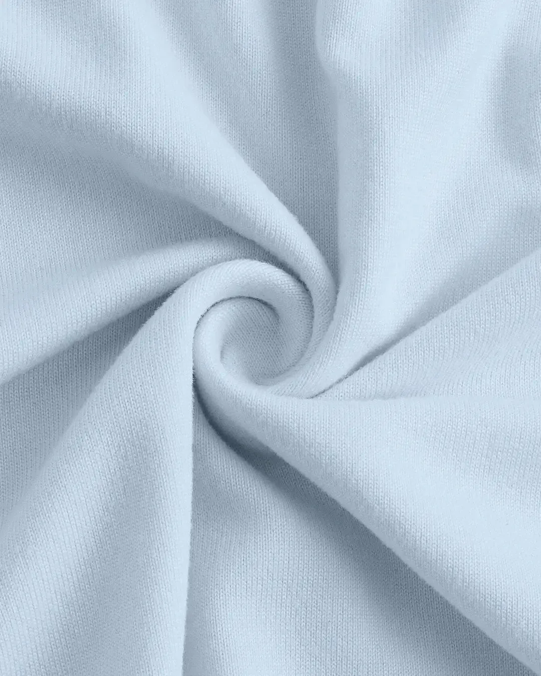 Solid Color Boat Neck Ruched Waist Bell Sleeve Top In Light Blue - Image 3