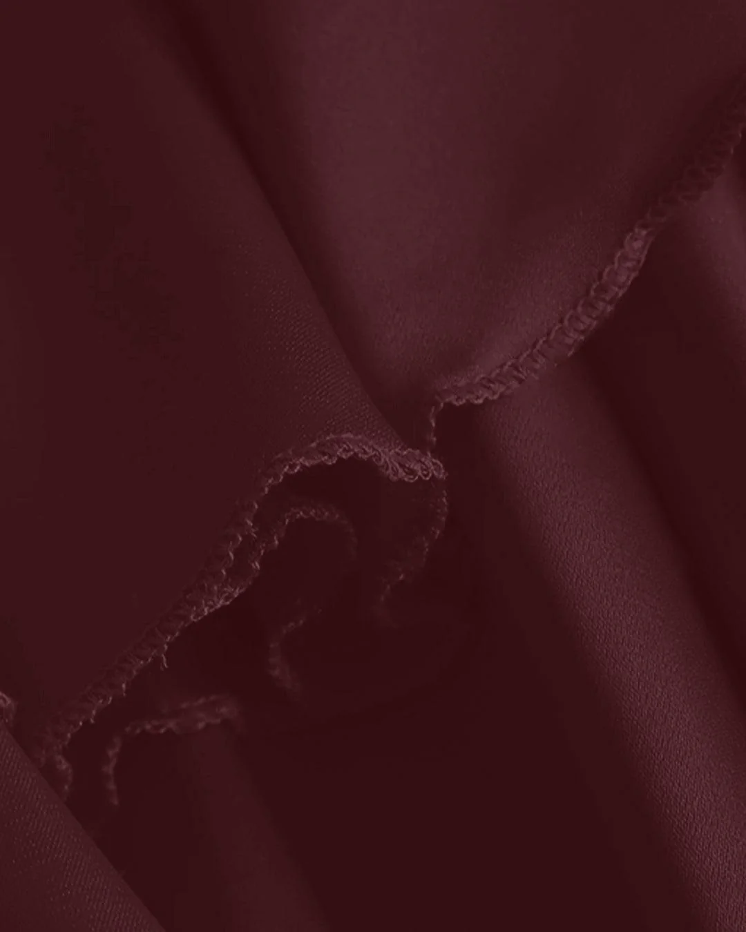 Solid Color Cowl Neck Cross Spaghetti Strap Backless Boho Dress In Wine - Image 3