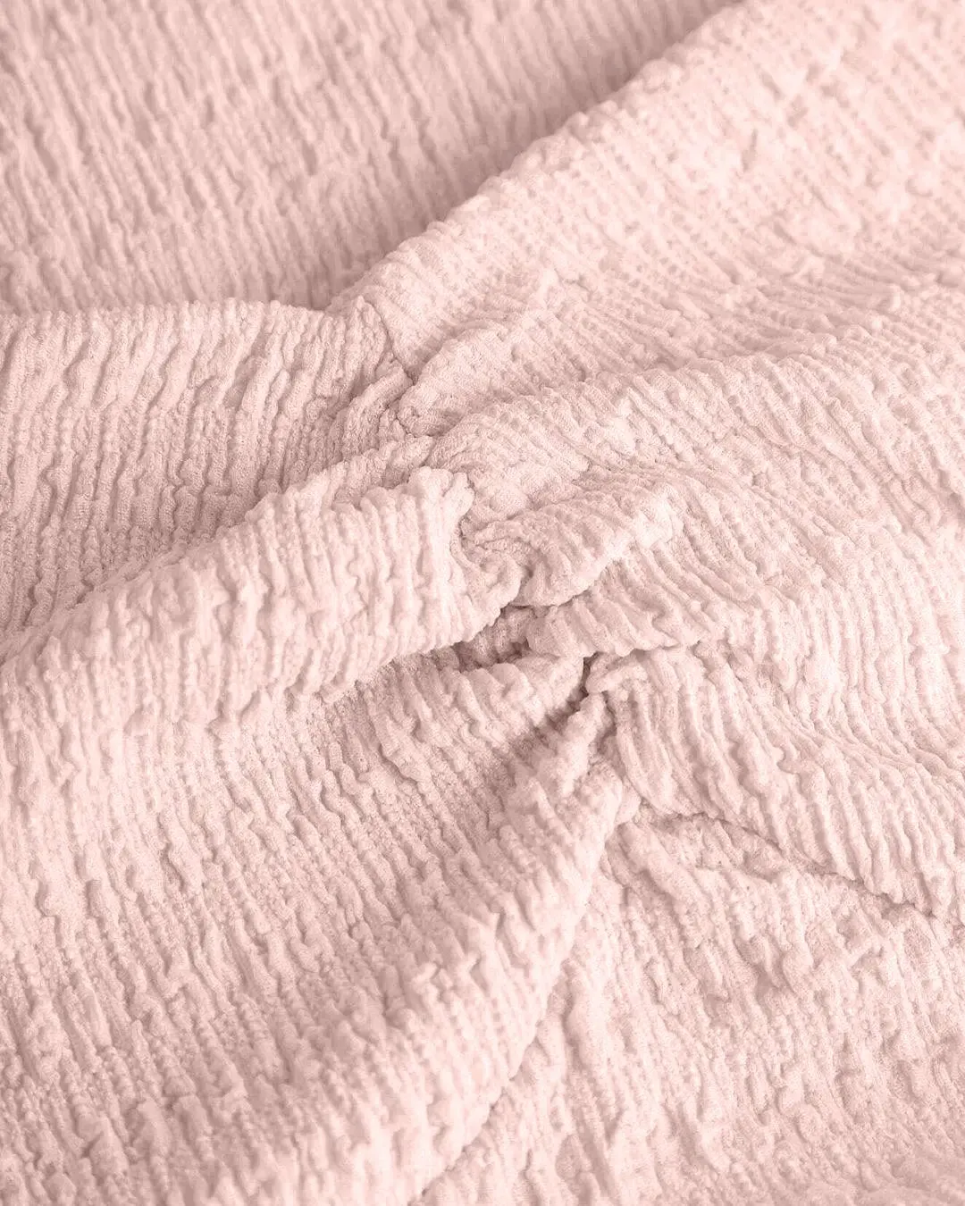 Sweetheart Neck Ruched Flared Long Sleeve Top in Pink - Image 4