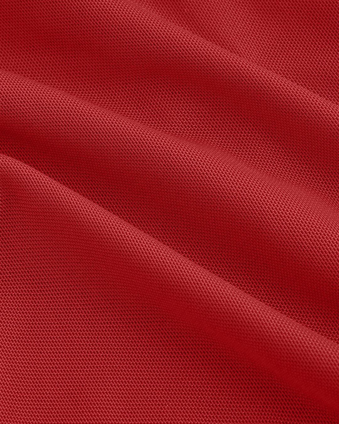 Solid Color V-Neck Bow Tie Waist Dress In Red - Image 4