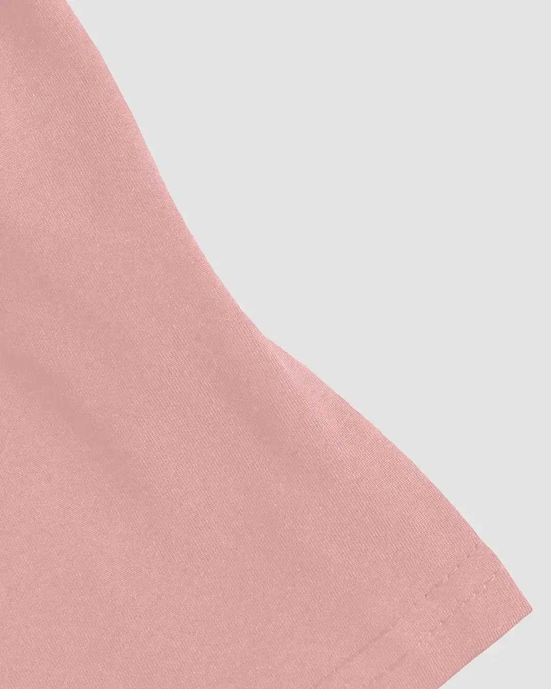 Solid Fitted Ribbed Button Short Sleeve Crop Top In Rose Pink - Image 4