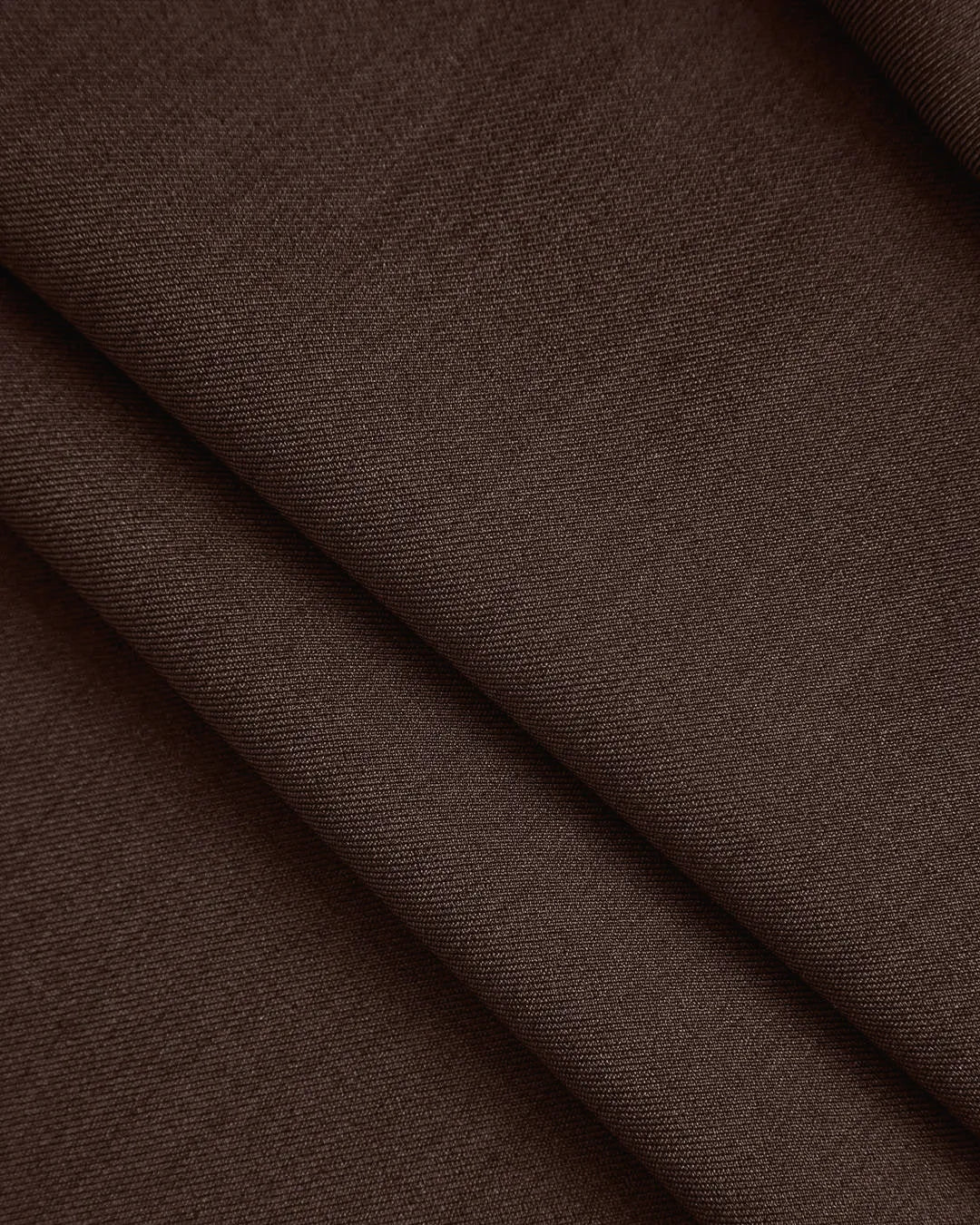 Solid Knot Asymmetrical Trousers In Coco Brown - Image 3